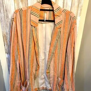 Strawberry combo blazer by Free People